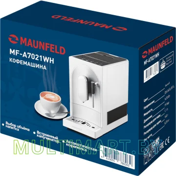 Эспрессо кофемашина MAUNFELD MF-A7021WH картинка 13